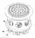 Fig. 01 - Heat cooling apparatus assembly of LED illuminating device having heat pipe and heat sink