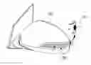 Fig. 01 - Signal lamp for vehicle having a light guide and mirror housing and lamp housing with reflection unit and support unit