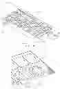 Fig. 13 - Keyboard with magnetic key position return for an electronic device