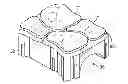 Fig. 01 - PERMEABLE SURFACE COVERING UNITS AND PERMEABLE SURFACE COVERING