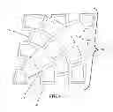 Fig. 05 - Method of forming an inlaid pattern in an asphalt surface from preformed template isometries