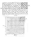 Fig. 13 - Method of forming an inlaid pattern in an asphalt surface from preformed template isometries