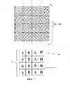 Fig. 19 - Method of forming an inlaid pattern in an asphalt surface from preformed template isometries