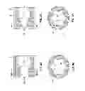Fig. 06 - Bearing/gearing section for a PDM rotor/stator