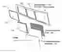Fig. 01 - Vehicle window assembly with louvered window