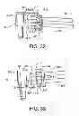 Fig. 14 - Push wire connector having a spring biasing member