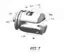 Fig. 10 - Three dimensional tilt rachet with self retaining mechanism
