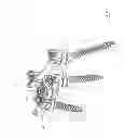 Fig. 22 - Apparatus and devices for percutaneously extending an existing spinal construct