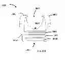 Fig. 42 - Low profile dual locking fixation system and offset anchor member