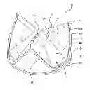 Fig. 01 - Planar zone in prosthetic heart valve leaflet