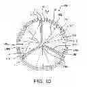 Fig. 05 - Vertical coaptation zone in a planar portion of prosthetic heart valve leaflet