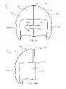 Fig. 22 - Helmet with multiple protective zones