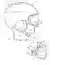 Fig. 02 - Unit composed of helmet and protective eye mask