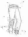 Fig. 01 - Garment for motorcyclists provided with a length adjustment device
