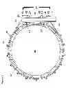 Fig. 08 - CLAMP ASSEMBLY AND A CLAMP ELEMENT FOR CLAMPING BOUYANCY ELEMENTS TO PIPELINE RISERS