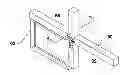 Fig. 01 - Frame with integrated surface attachment for drywall and drywall-like surfaces