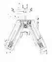 Fig. 08 - Movable base with wheels deployable by reversible driving assembly