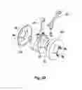 Fig. 22 - Internal combustion engine with lubrication system