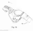 Fig. 17 - Vent system for CPAP patient interface used in treatment of sleep disordered breathing