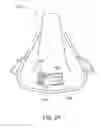 Fig. 25 - Vent system for CPAP patient interface used in treatment of sleep disordered breathing