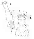 Fig. 06 - Handheld waterpipe with spill resistant chamber