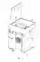 Fig. 02 - PARTS WASHER ASSEMBLY WITH CLEAN RINSE MODULE