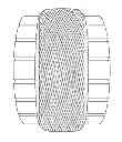 Fig. 01 - Pneumatic tire with geodesic belt