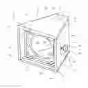 Fig. 01 - Speaker enclosure and method for eliminating standing waves therein