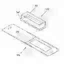 Fig. 01 - Package standing feature utilizing blister and paperboard