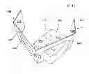 Fig. 11 - Package standing feature utilizing blister and paperboard