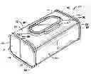 Fig. 01 - WIPES DISPENSING CONTAINER HAVING IMPROVED EASE OF REFILLABILITY