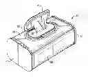 Fig. 01 - Storing and dispensing container for wipes
