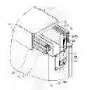 Fig. 01 - VENDING MACHINE WITH LOCKING ASSEMBLY