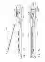 Fig. 46 - Surgical instrument comprising an adjustable system configured to accommodate different jaw heights