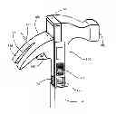 Fig. 01 - HAMMER WITH LINEARLY ADJUSTABLE RATCHETING CLAW