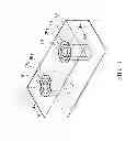 Fig. 02 - Varactor that applies bias voltage to two through wafer vias to determine capacitance of depletion region capacitor formed between the two through wafer vias