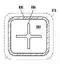Fig. 01 - Lead frame having a perimeter recess within periphery of component terminal