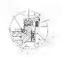 Fig. 01 - Device for producing a bore in the ground, rotary drive device and rotary seal arrangement