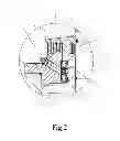 Fig. 03 - Device for producing a bore in the ground, rotary drive device and rotary seal arrangement