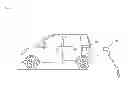 Fig. 02 - Vehicle including a charging port and a light emitter