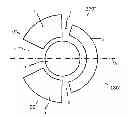 Fig. 01 - Arrangement and method for capacitive sensing of the rotary movement of a rotary element
