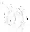 Fig. 05 - Magnetically coupled solar-powered lights