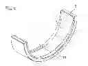 Fig. 04 - Plain bearing shell with slide face surface geometry which is profiled in the axial direction