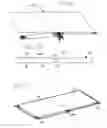 Fig. 06 - Paper sheet having a hinge adjacent to its spine edge, a plurality of the sheets being bound into a book whereby the sheets lay flat when the book opened