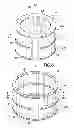 Fig. 06 - VERTICAL AXIS DUAL VORTEX DOWNWIND INWARD FLOW IMPULSE WIND TURBINE