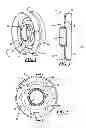 Fig. 02 - Metal pulley with non-magnetically susceptible insert