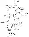 Fig. 08 - Surgical sagittal saw blade assembly that includes a guide bar including bottom, inner and outer bars and a blade head that pivots around the inner bar