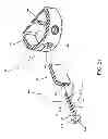 Fig. 22 - Device for securing an implant to tissue