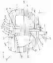Fig. 57 - Device for securing an implant to tissue