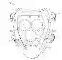 Fig. 01 - Knee pad attachable to a base including rollers and a brake to assist with user movement on a flat surface